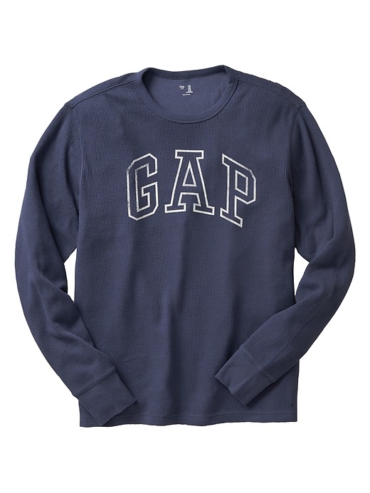 Arch logo thermal long-sleeve tee | Gap Factory