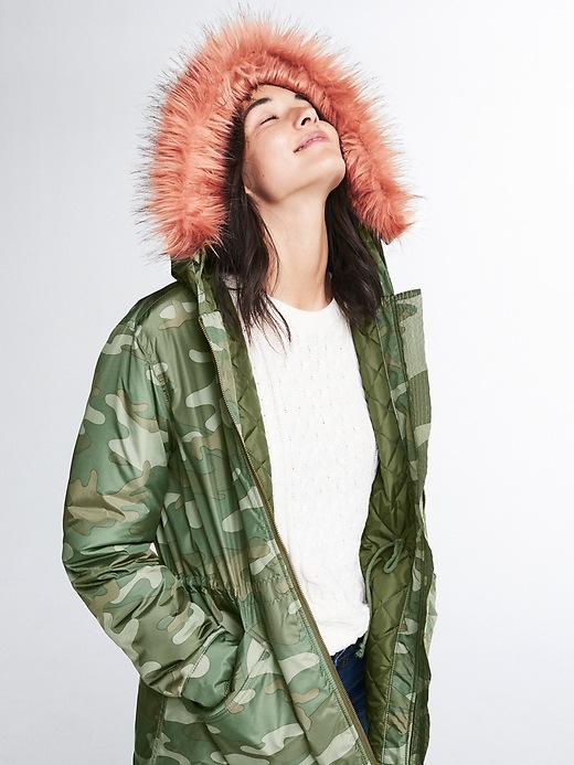 Image number 1 showing, Camo parka