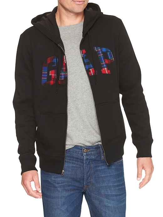 Image number 3 showing, Arch logo zip hoodie