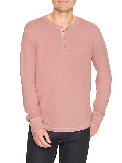 Image number 4 showing, Long-sleeve henley