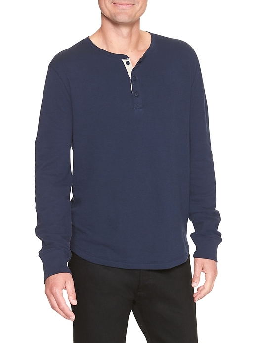 Image number 7 showing, Long-sleeve henley