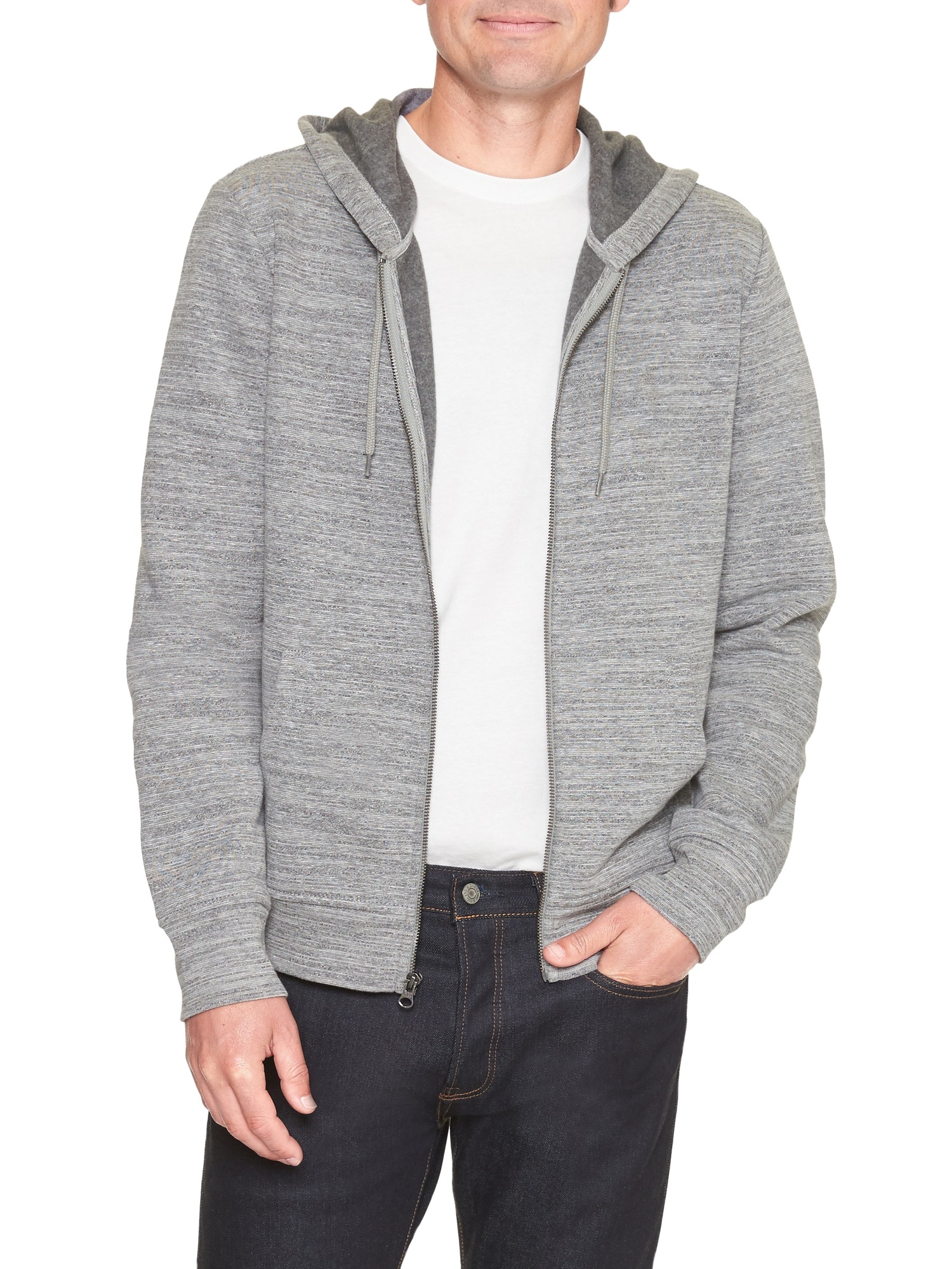 Space-dyed zip hoodie | Gap Factory