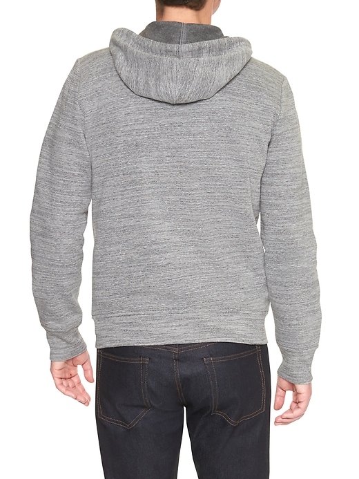 Image number 2 showing, Space-dyed zip hoodie