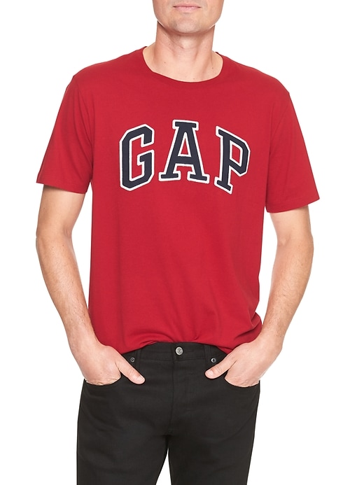 Image number 9 showing, Embroidered Gap Logo T-Shirt In Jersey