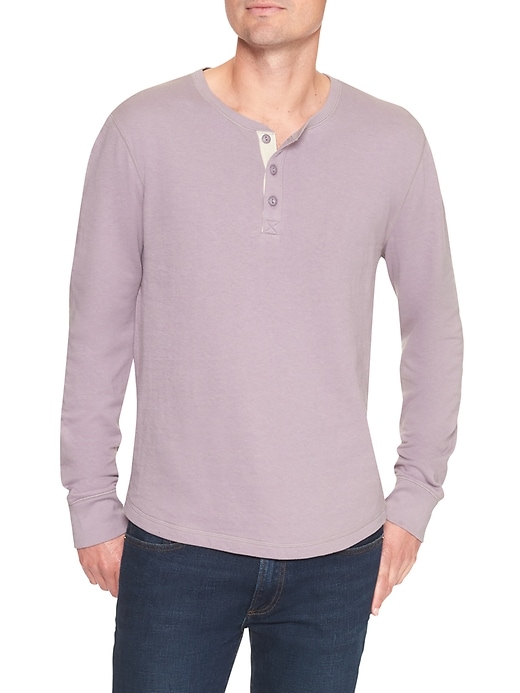 Image number 1 showing, Long-sleeve henley