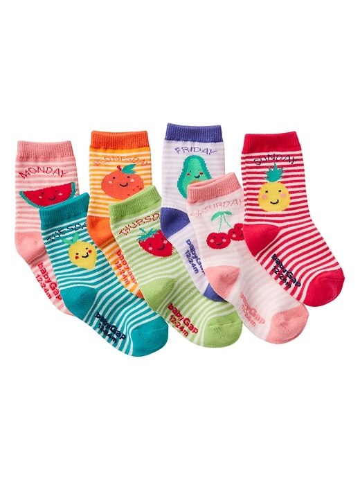 View large product image 1 of 1. Days-Of-The-Week Socks (7-Pack)