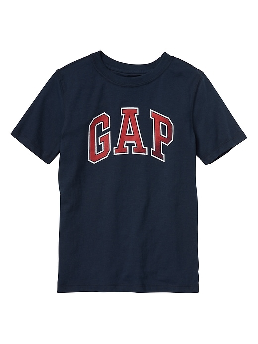 View large product image 1 of 1. Kids Distressed Gap Logo Graphic Tee