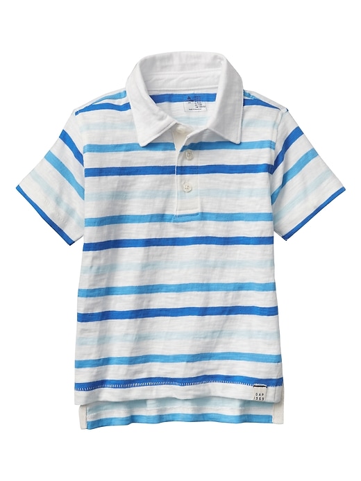 View large product image 1 of 1. Stripe polo