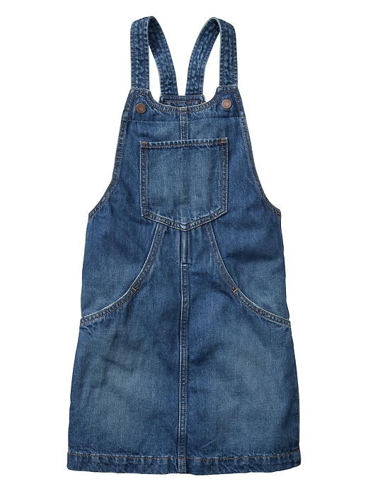 Image number 1 showing, Denim Skirt Overall
