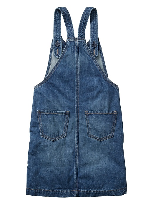 Image number 2 showing, Denim Skirt Overall