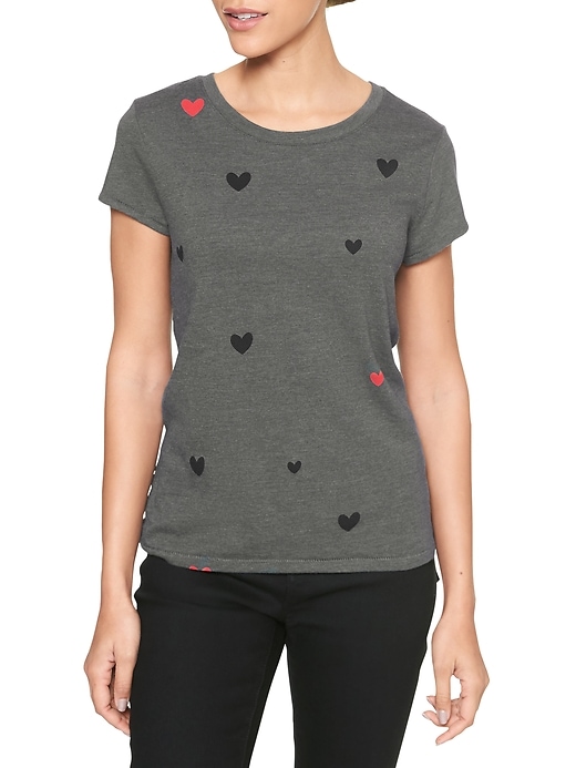 View large product image 1 of 1. Favorite heart tee