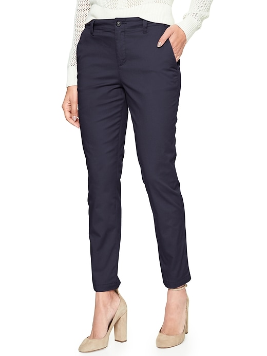 gap stretch khakis