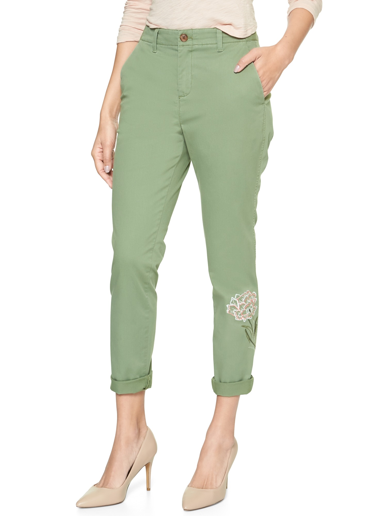 Gap factory girlfriend khaki top