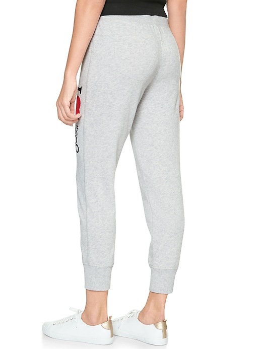 Image number 2 showing, Cropped Heart Logo Joggers in French Terry