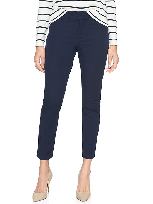 Image number 4 showing, Cropped Slim City Pant in Bi-Stretch