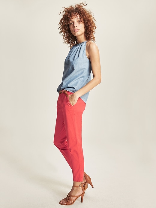 gap slim city crop pants
