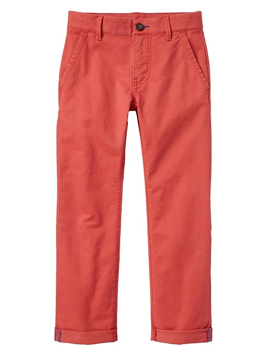 Image number 2 showing, Skinny Fit Khakis in Stretch Twill