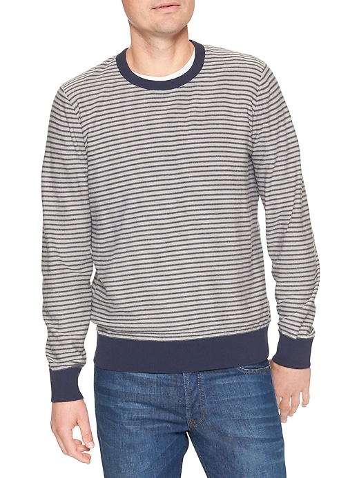 Image number 1 showing, Stripe Crewneck Sweater
