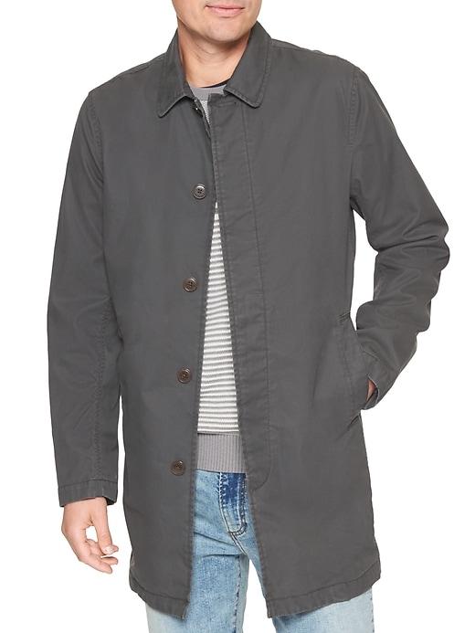 View large product image 1 of 1. Casual Mac Jacket in Twill