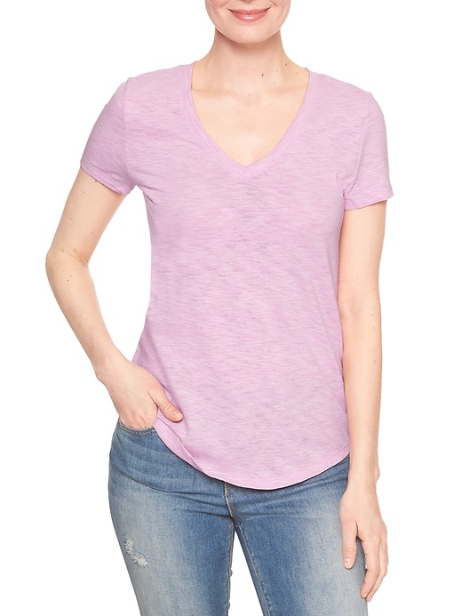 View large product image 1 of 1. Easy V-Neck T-Shirt