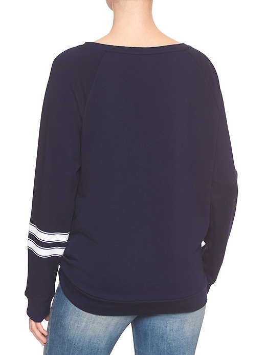Image number 2 showing, Self-Tie Arch Logo Pullover in French Terry