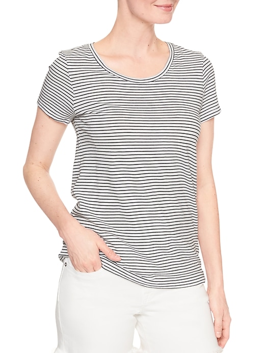 Image number 1 showing, Favorite Stripe T-Shirt in Jersey