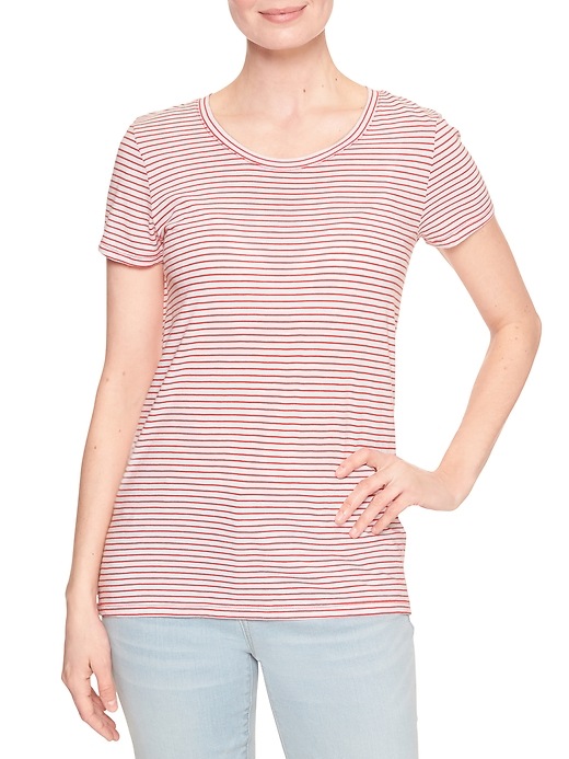 Image number 4 showing, Favorite Stripe T-Shirt in Jersey