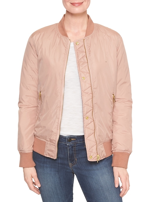 Image number 5 showing, Reversible bomber jacket