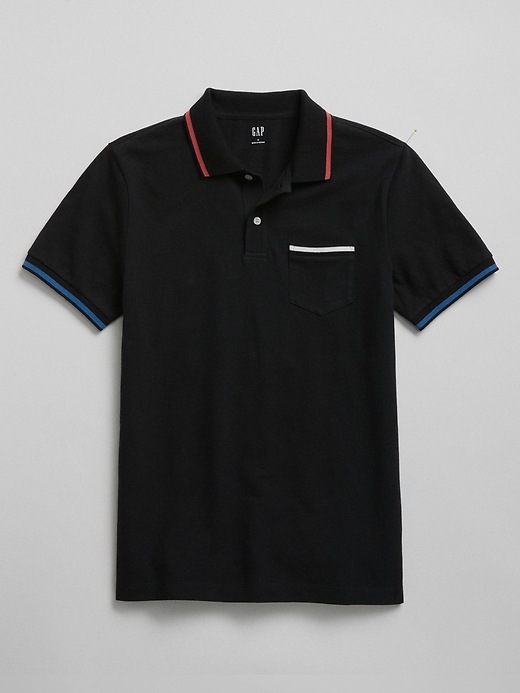 Image number 2 showing, Multi Tipped Polo