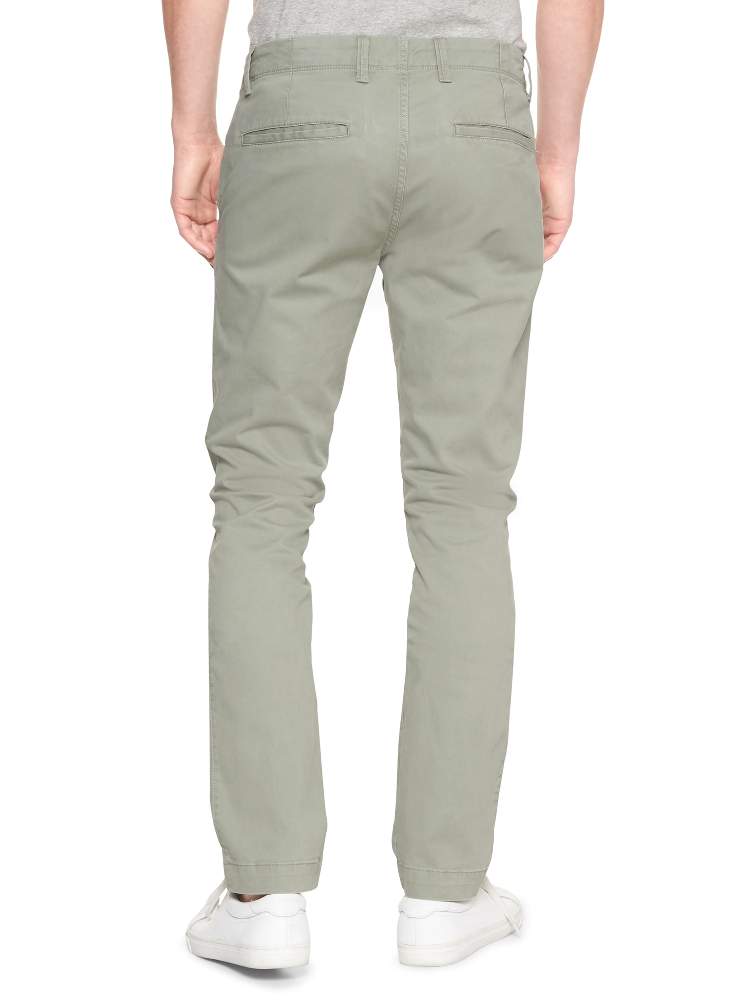 Lived In Khakis in Skinny Fit with GapFlex Gap Factory