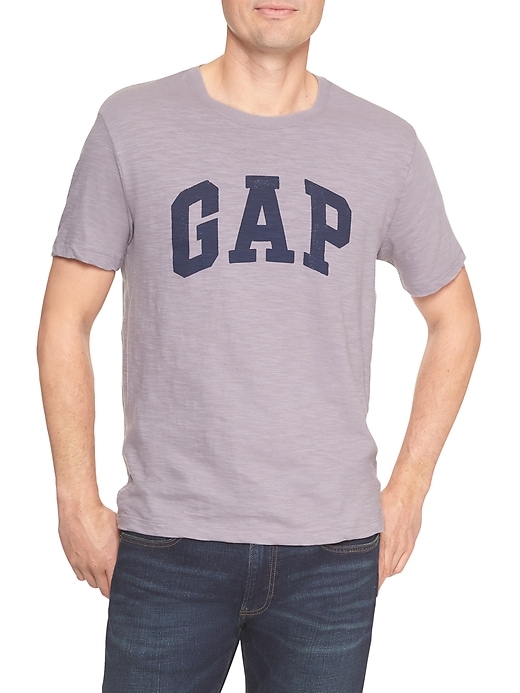 Image number 1 showing, Gap Logo T-Shirt In Slub