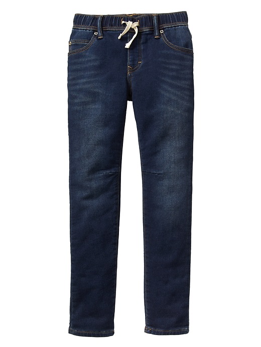 Image number 2 showing, Pull-on slim fit jeans