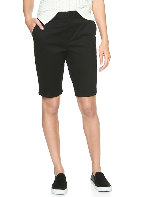 Image number 2 showing, 10" Khaki Bermuda Shorts