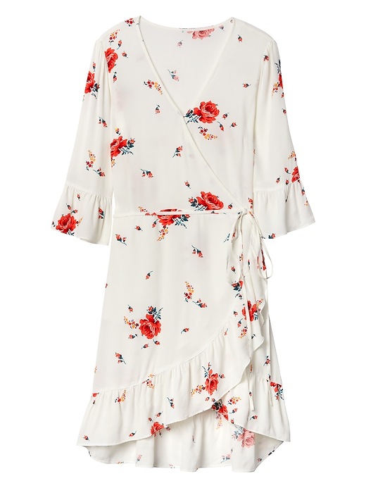Image number 4 showing, Floral Ruffle Dress in Rayon