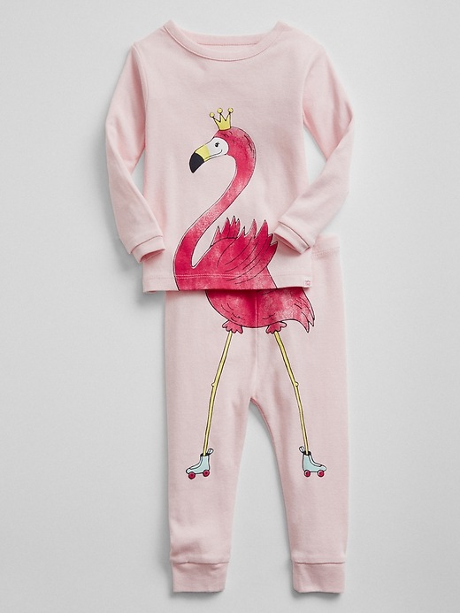 Image number 2 showing, Flamingo Pajama Set