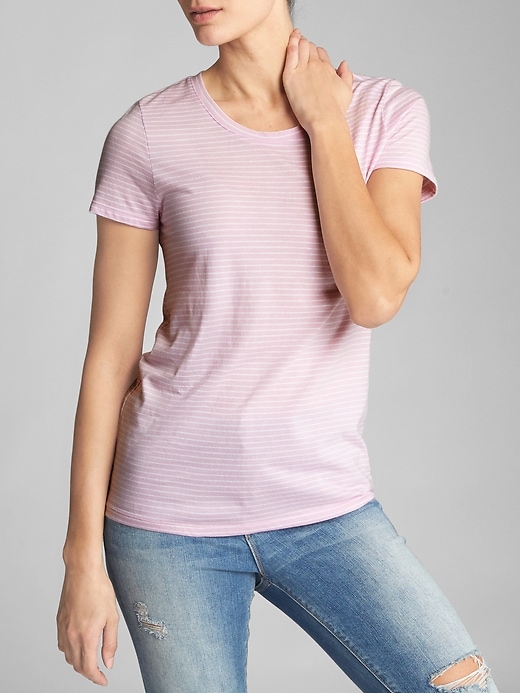 View large product image 1 of 1. Favorite Stripe T-Shirt in Jersey