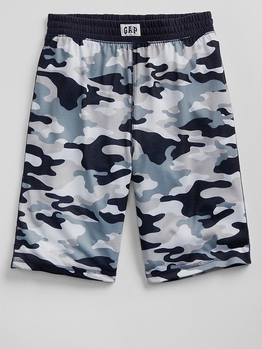 View large product image 1 of 1. Print Sleep Shorts in Jersey