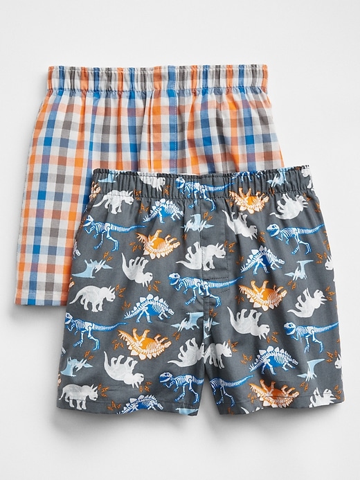 View large product image 1 of 1. Kids Dino Boxers (2-Pack)