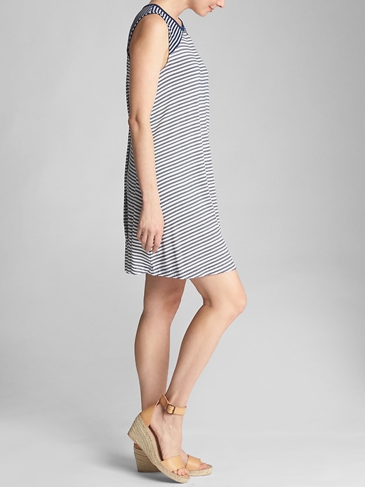 Image number 2 showing, Open-Back Tank Dress in Jersey