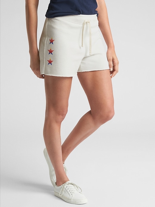 Image number 4 showing, Logo Shorts in French Terry