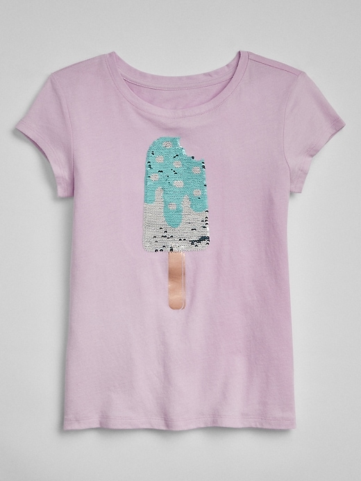 Image number 3 showing, Kids Flippy Sequin T-Shirt