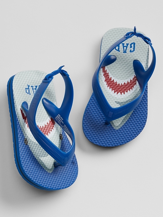 View large product image 1 of 1. Graphic Flip Flops
