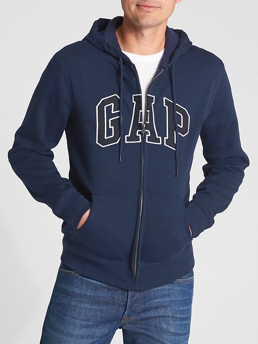 Arch logo zip hoodie | Gap Factory