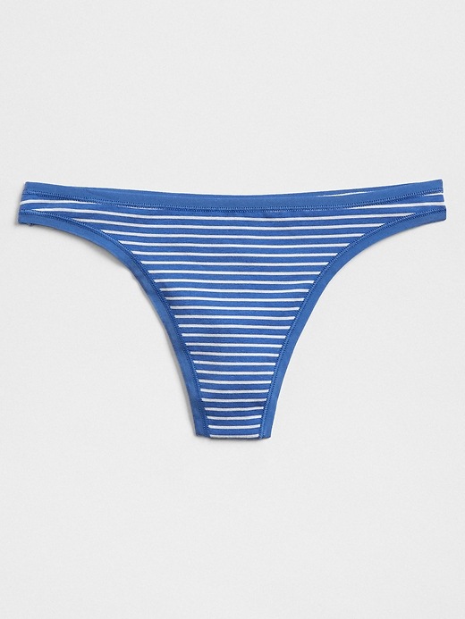 Image number 8 showing, Stretch Cotton Thong