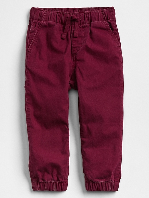 View large product image 1 of 1. Toddler Cotton-canvas joggers