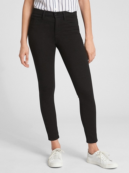 Image number 1 showing, Soft Wear Mid Rise Knit Legging Jeans
