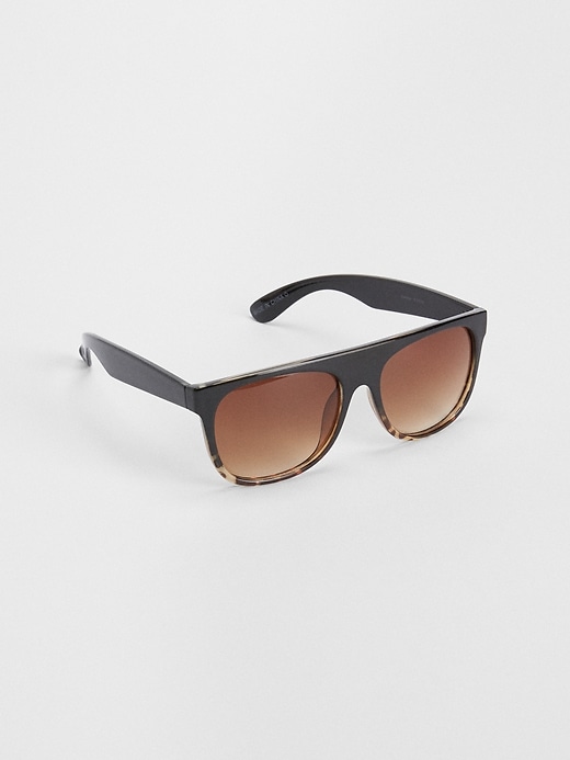 View large product image 1 of 1. Flat-Top Frame Sunglasses