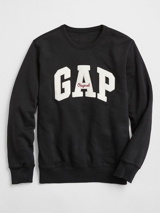 Image number 2 showing, Embroidered Gap Logo Crewneck Pullover