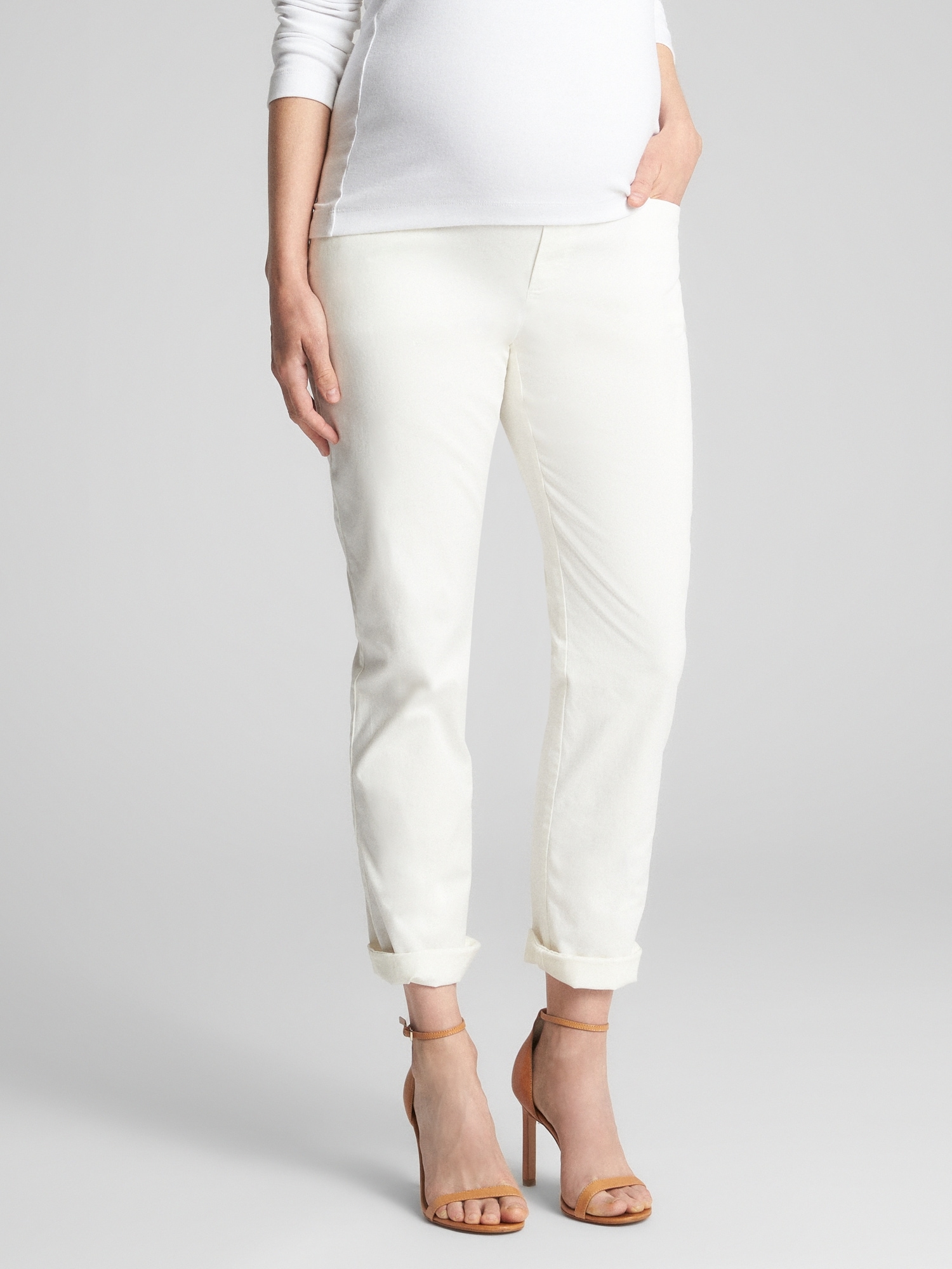 Maternity Full Panel Khakis Gap Factory