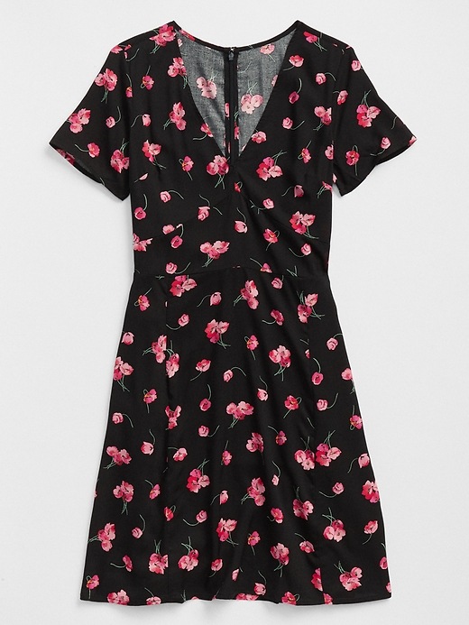 Image number 3 showing, Floral Fit & Flare Dress in Rayon